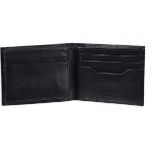 Calvin Klein Men's RFID Blocking Leather Wallet - Black
